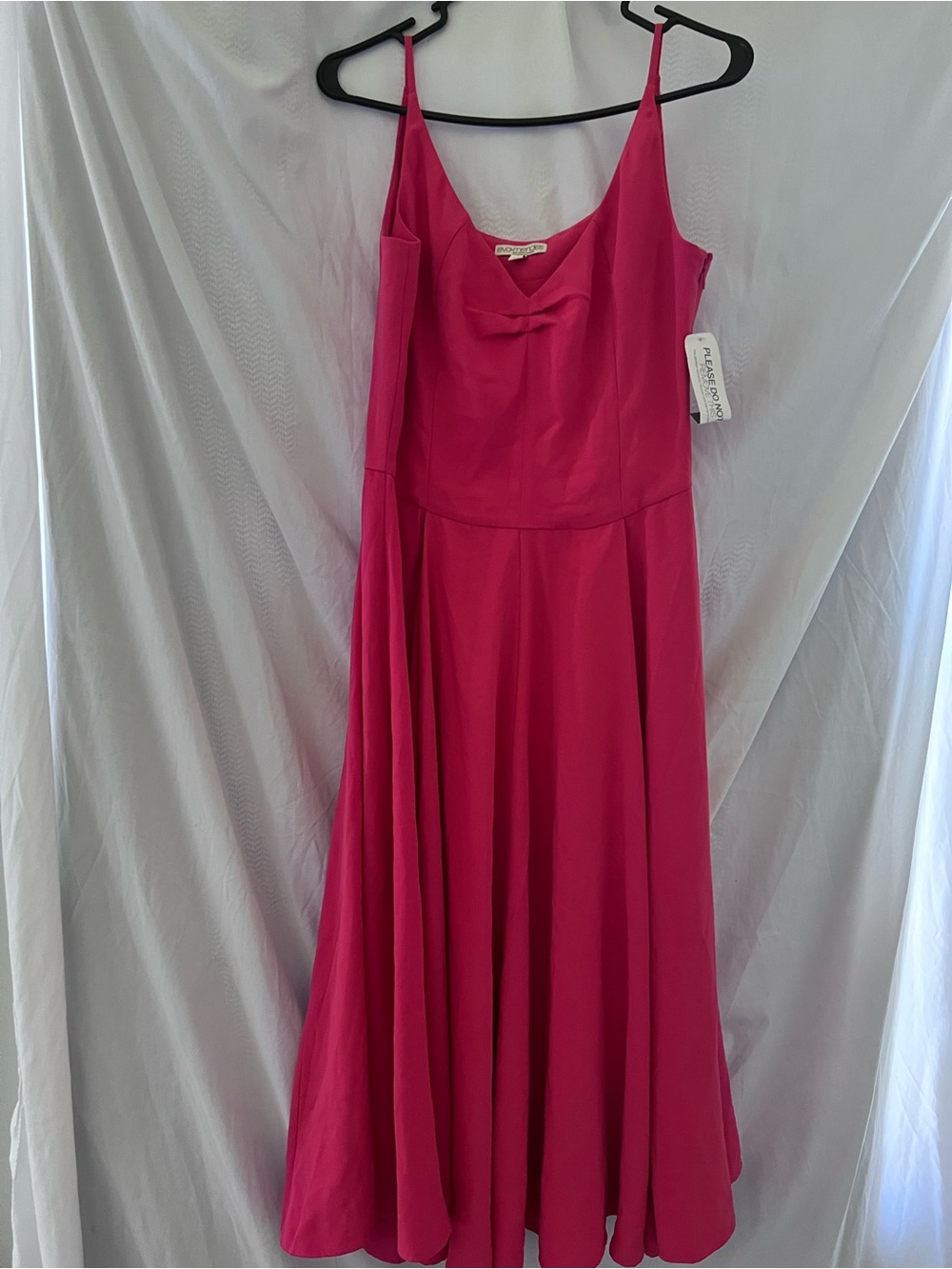 eva mendes for New York & Company Hot Pink Midi Dress